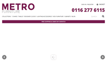 Tablet Screenshot of metrofurniture.co.uk